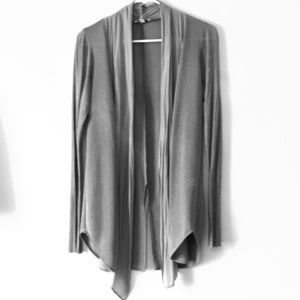 Silver long cardigan from Barney’s